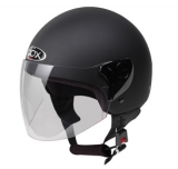 Moto přilba COX CRUISER černá bez laku