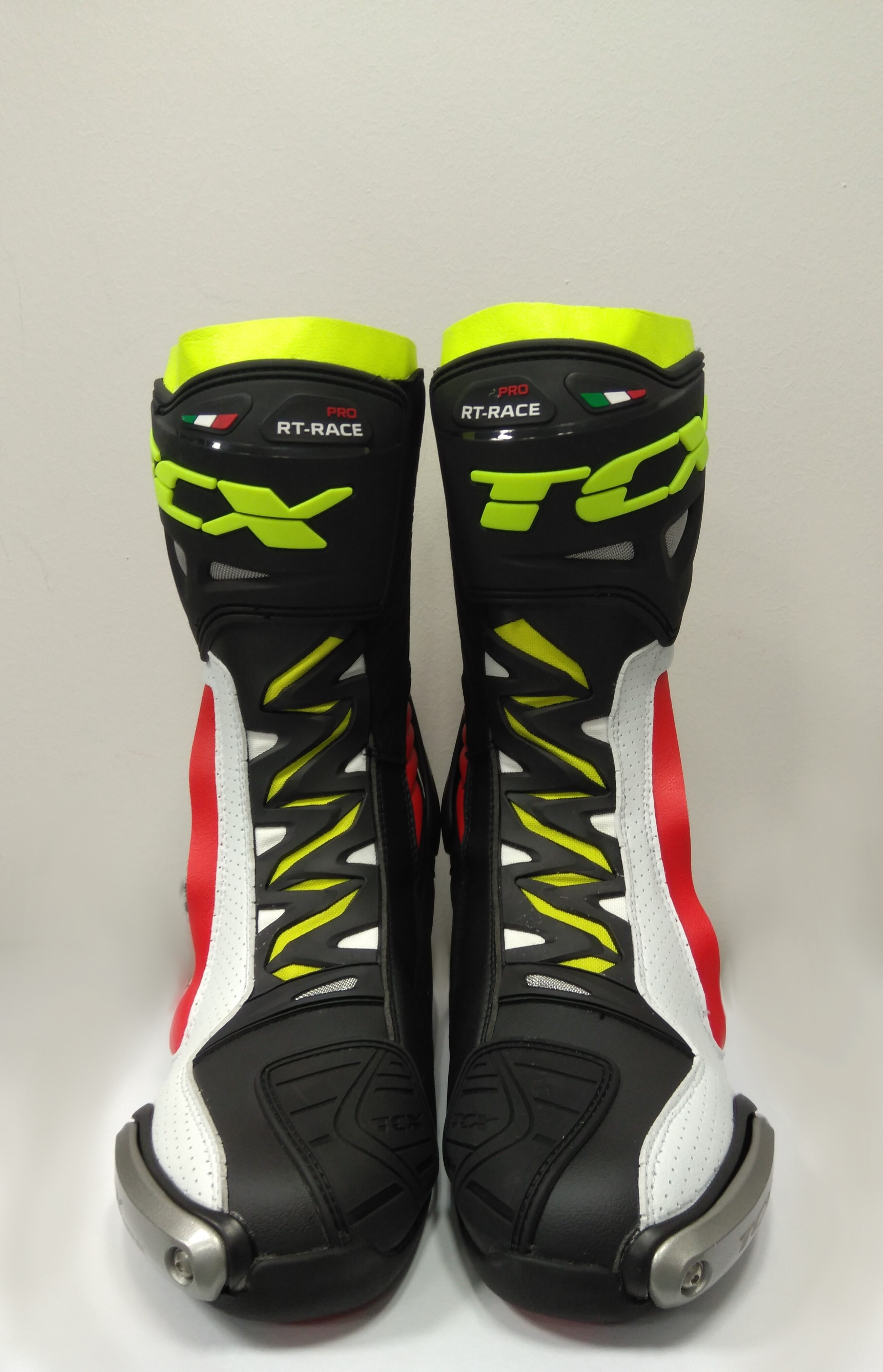 Moto boty TCX RT-RACE PRO AIR  bílo/červeno/žluté